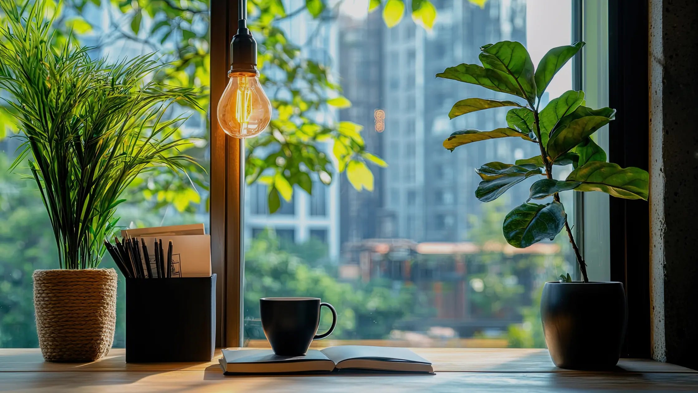 north-facing windows plants