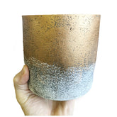 Ceramic Flame Pot Bronze Leaf Culture