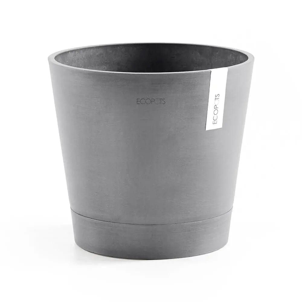 Ecopots Culture - - Leaf Plant Smart Venice Grey Pot