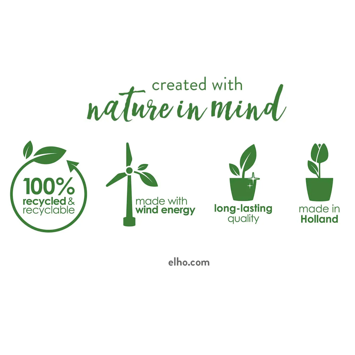 Elho Vibes Fold Round Plant Pot Elho