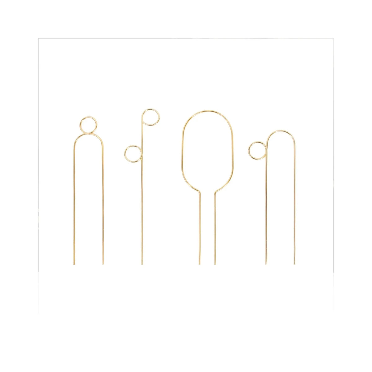 Mini Plant Stake - Gold Leaf Culture