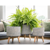 Riva Earth Plant Pot with Legs TS Collection