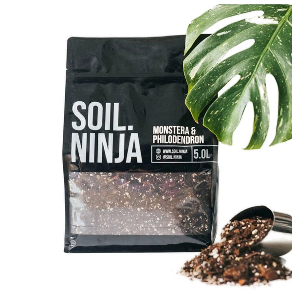 soil ninja premium monstera and philodendron soil mix Monstera Soil Mix | Premium Philodendron Potting Blend - Soil Ninja
