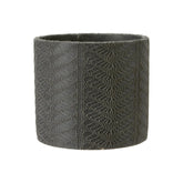 Zoe Plant Pot - Black Melange Wikholm