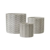 Zoe Plant Pots - Grey Melange Wikholm